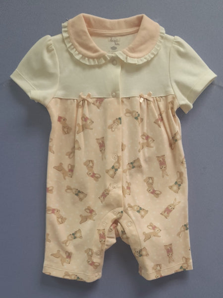 GIRL PINK BUNNY Collection (ROMPER) GIRL-10R2