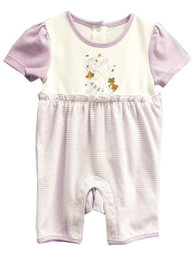 GIRL PURPLE FLOWER Collection (ROMPER) GIRL-9R1