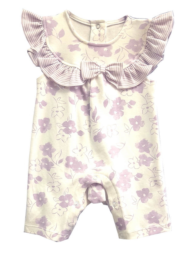 GIRL PURPLE FLOWER Collection (ROMPER) GIRL-9R2