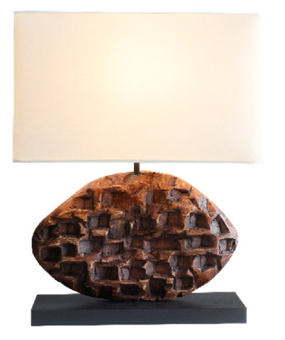 211607 Acacia X table lamp (Made to order)
