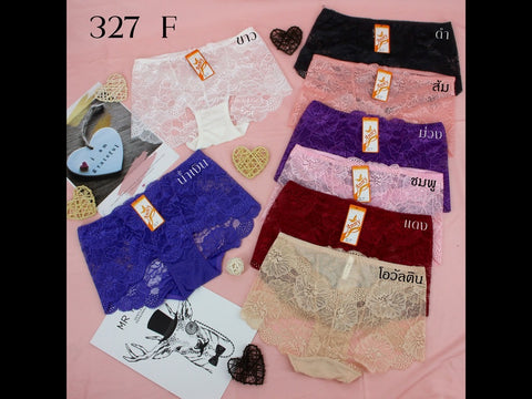 Women's Polyester Lace Brief (327F)