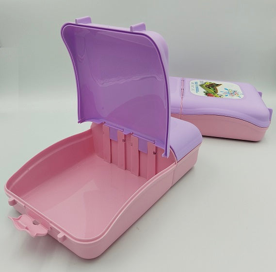 10854511 - Pink Lunch box 2 compartment(W/O Tray) Gelato 1.5 L. (Made to order)