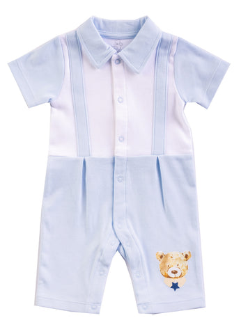 Boy Blue Bear Collection (ROMPERS) BOY-8R2