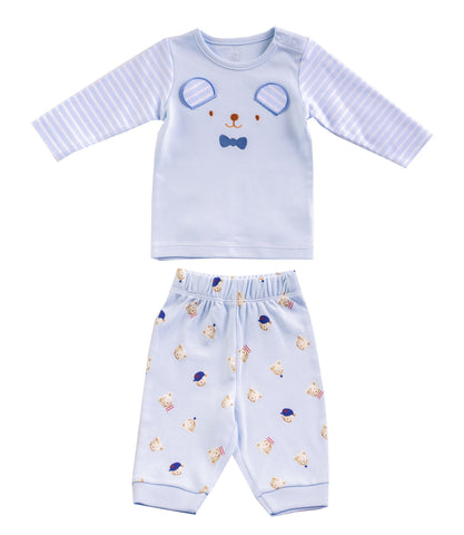 Boy Blue Bear Collection 2PCS./Set (TOP+PANTS) BOY-8T2+BOY-8P2