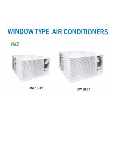 WINDOW TYPE AIR CONDITONERS MODEL CW 18 CFM 550 BTU/HR.18,000