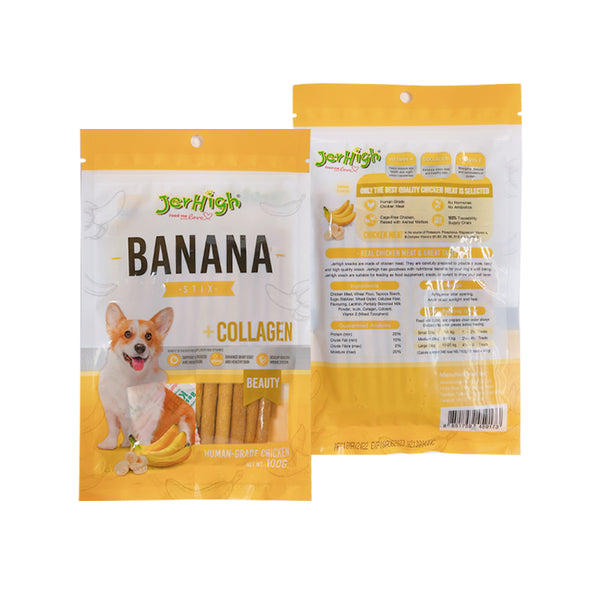 MSCShoping JH-003 Snack (15 Months) Banana Stick 100 g. (Made to order)